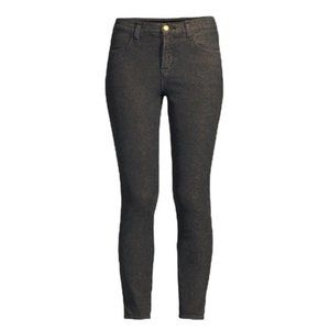 J Brand Alana black High-Rise Glittery Skinny Jeans size 26